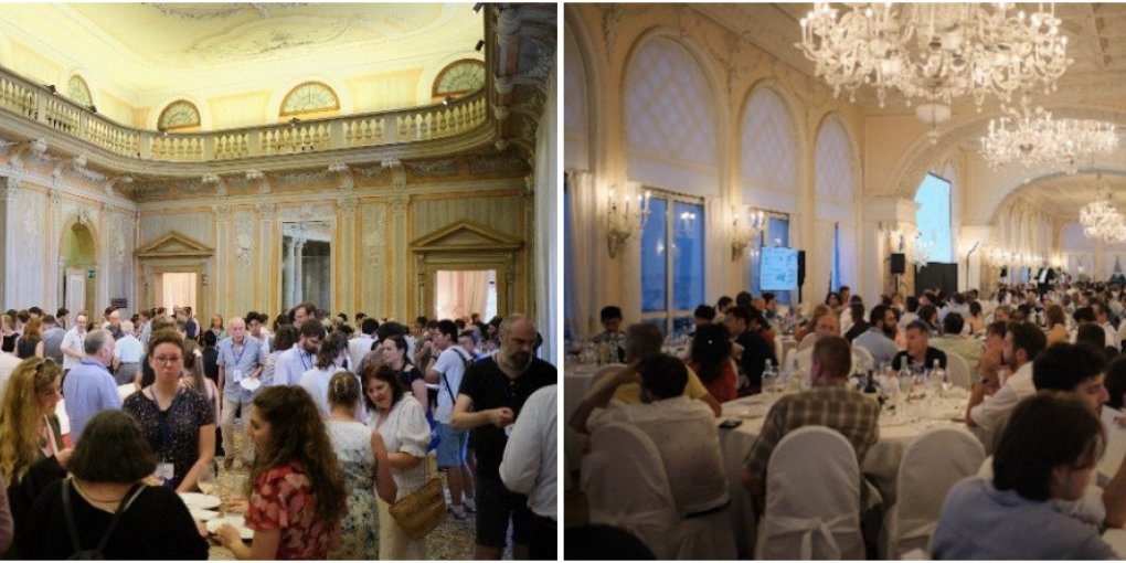 Welcome Reception at the Hotel Monaco (left) and Gala Welcome Reception at the Hotel Monaco (left) and Gala Dinner a
